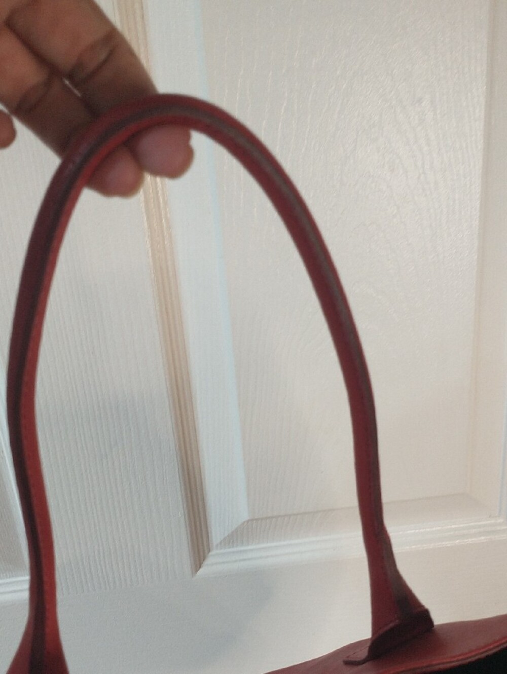 Furla Red Saffiano Leather Women's  Tote Bag Excellent Condition - Picture 15 of 15
